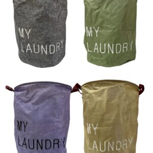 Canasto cesto para ropa My Laundry manija de soga 45x35