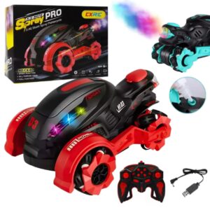 Moto todo terreno 360° con control remoto humo luces y sonido