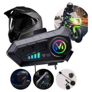 Intercomunicador para moto RGB bluetooth
