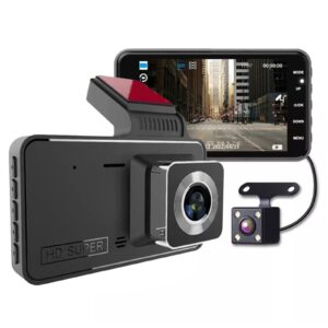 Camara DVR para auto + Camara de retroceso pantalla 4k full HD