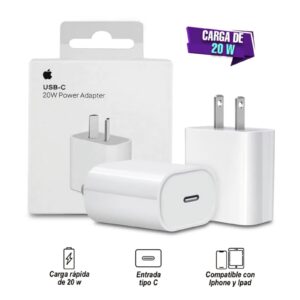 Cabezal de carga Apple tipo C 20w carga rápida