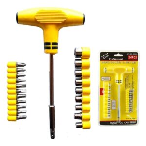 Set destornillador 24pcs con puntas y tubos