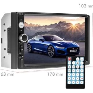 Estéreo táctil digital 7" bluetooth con control remoto