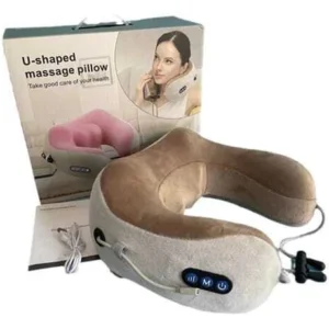 Cuello masajeador portátil con función calor