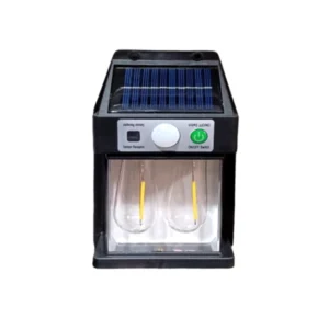 Lampara solar doble de pared