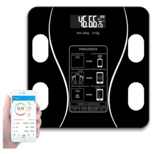 Balanza digital inteligente con bluetooth de baño 180kg familiar