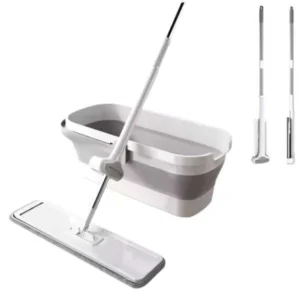 Mopa con balde plegable secador de paño