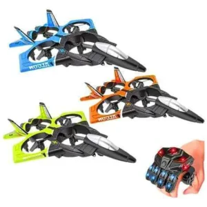 Avión de combate control manual guante con luces y sonido