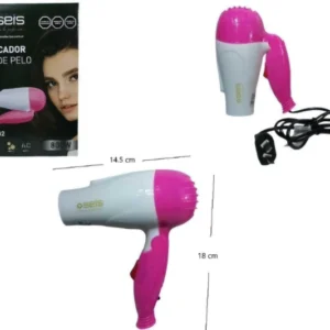 Secador de pelo mini plegable 1500W