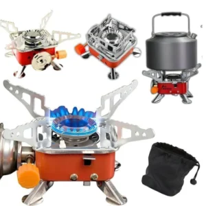 Mini anafe portatil para camping