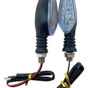 Luz X2 giro led guiño motos farol 150 200 250 universal