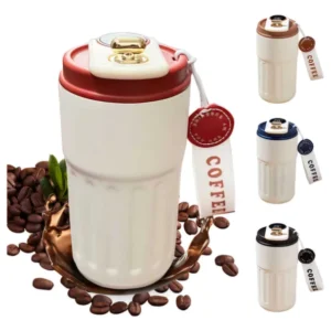 Vaso café con sensor de temperatura y correa