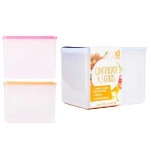 Tupper contenedor hermético reforzado 4.5lts